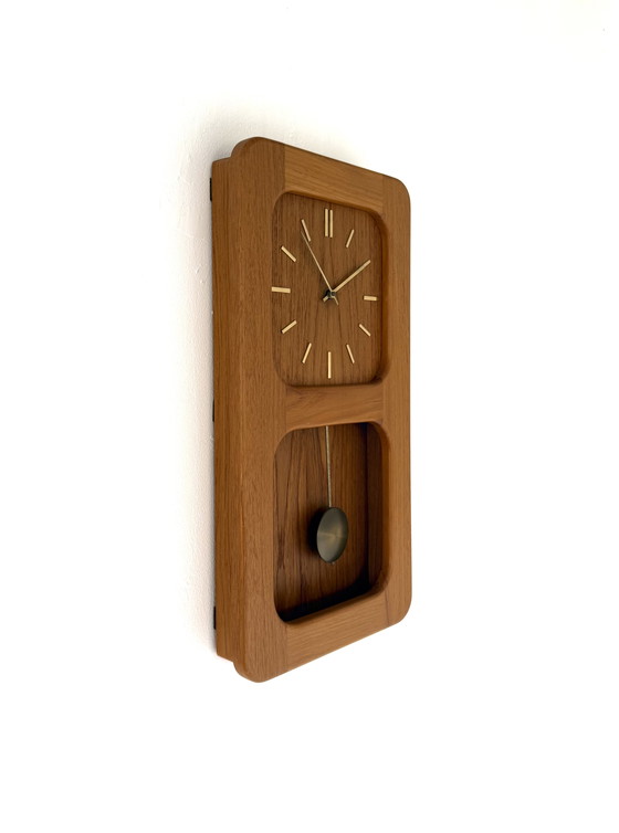 Image 1 of Vintage teak wall clock, DANclock ‘70