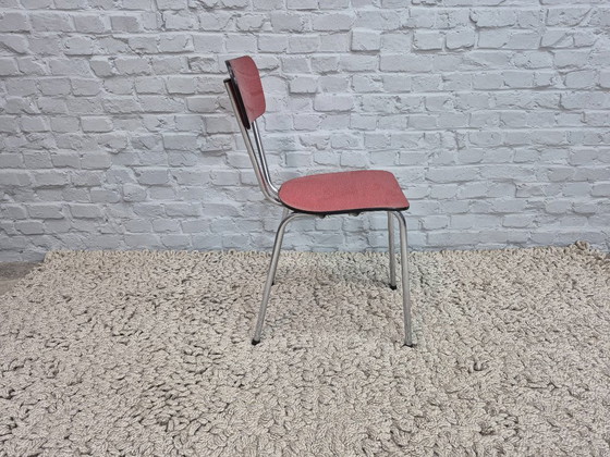 Set di 4 Sedie da Cucina Vintage Brabantia, Formica Effetto Marmo Nero con Accento Oro, Paesi Bassi, Anni '60 (photo 8 of 8)