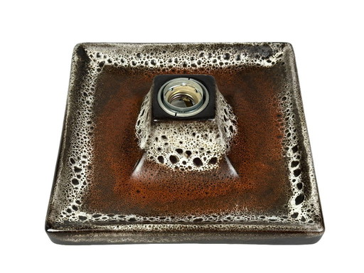 60s 70s Wall Lamp Ceramic Mid - Century Wall Sconce Space Age Design