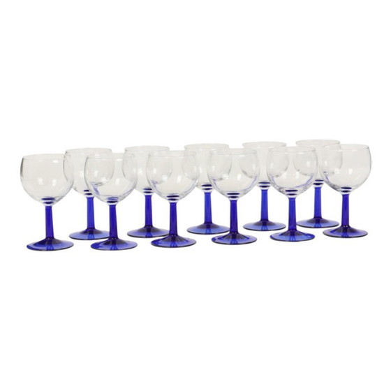 Image 1 of Juego de copas de vino Arcoroc azules