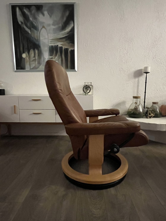 Image 1 of Stressless Sessel – wirklich leer – Cognac – modern – ergonomisch