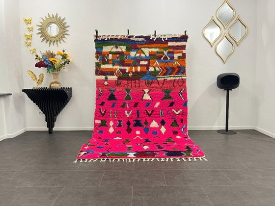 Image 1 of Berber Rug - 264 cm x 159 cm - colored Wool