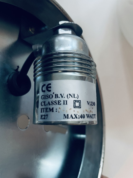 Image 1 of 2x Giso (Gispen) plafonnière ‘Cilinder’. Dutch design 