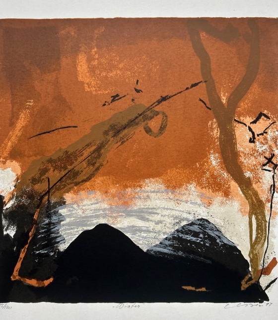 Image 1 of Serigrafía Henk van Vessem - Invierno