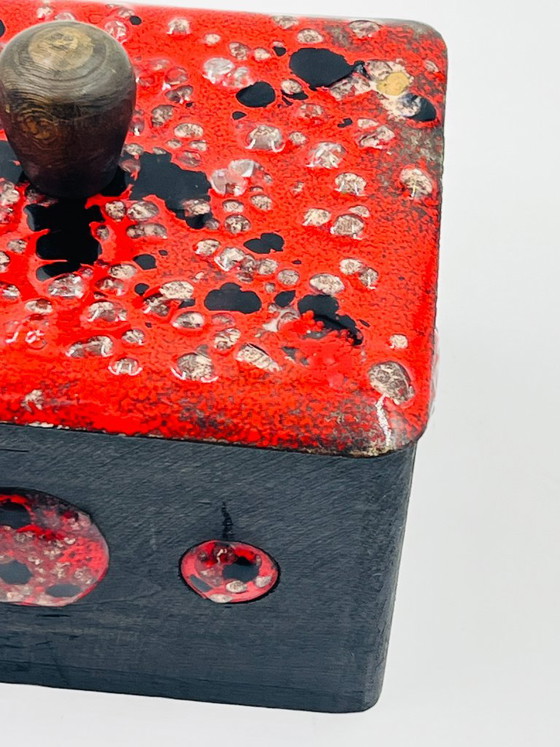 Brutalistische kunstdoos Esmaltes – Decoratieve objecten, Copper, Wood (photo 5 of 13)