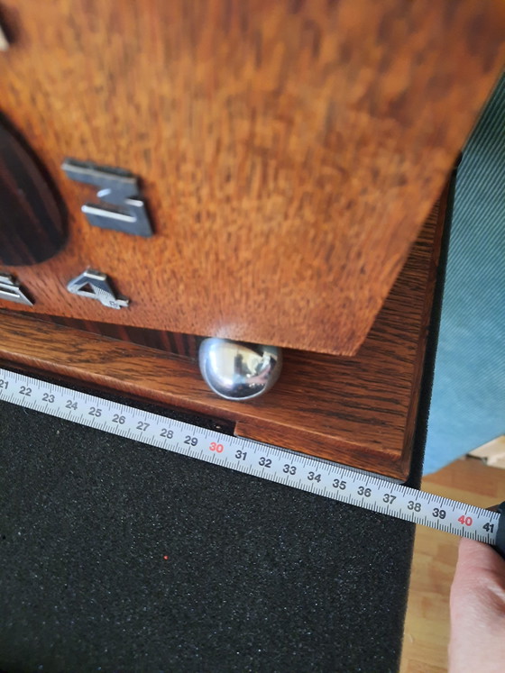 Vintage Junghans Klok – Klokken, Wood, Chrome (photo 7 of 15)