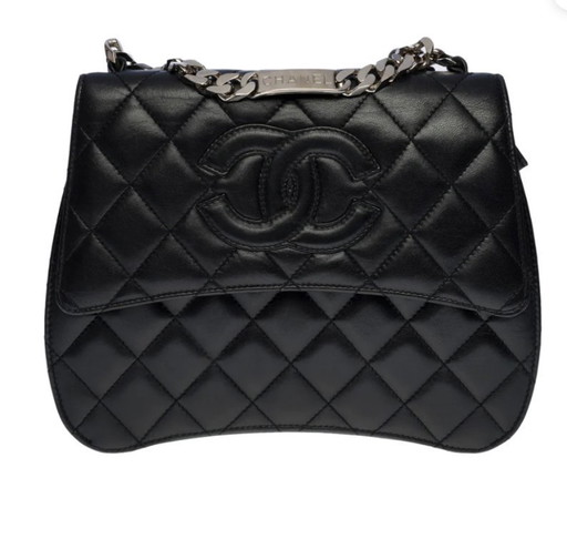 Borsa CHANEL in pelle nera - 100706