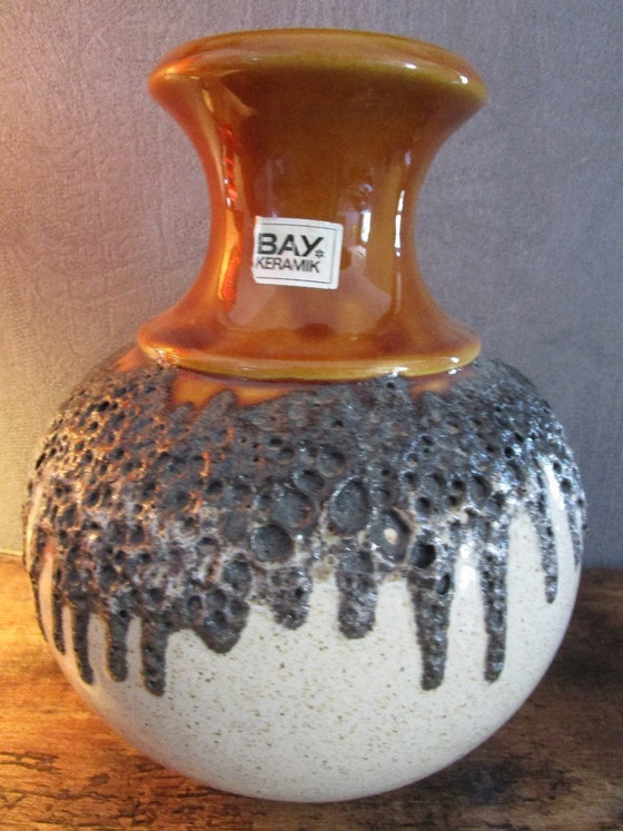 Image 1 of Vintage vase by Bay Keramik from West Germany, from the 1960s and 70s.
