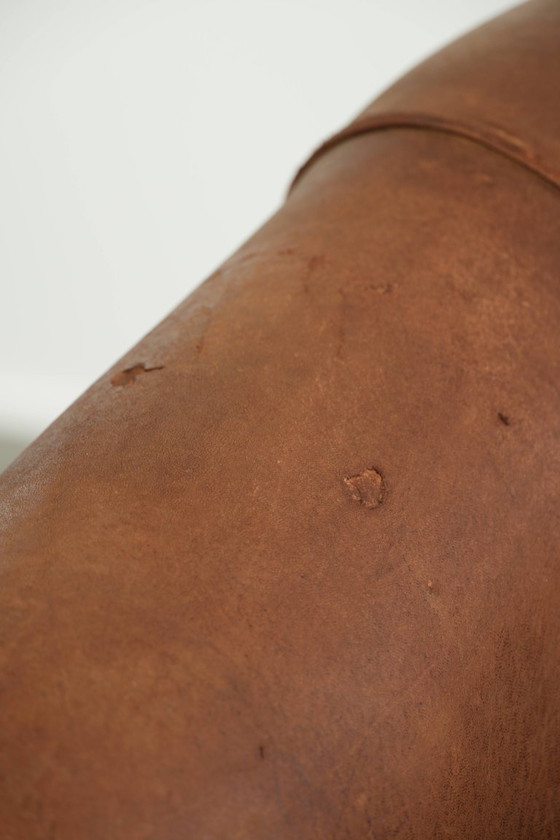 Bella Poltrona Club Vintage in Pelle di Pecora Colore Cognac con un Aspetto Robusto – Poltrone, Leather (photo 11 of 14)