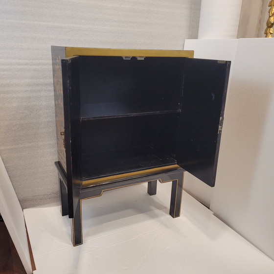 Image 1 of Cabinet “Crisantemos”, Laca Urushi-E, Periodo Showa, S. Xx - Japón