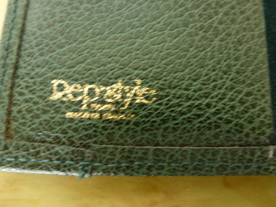 Image 1 of Set da ufficio/scrivania vintage in pelle da 4 pezzi.