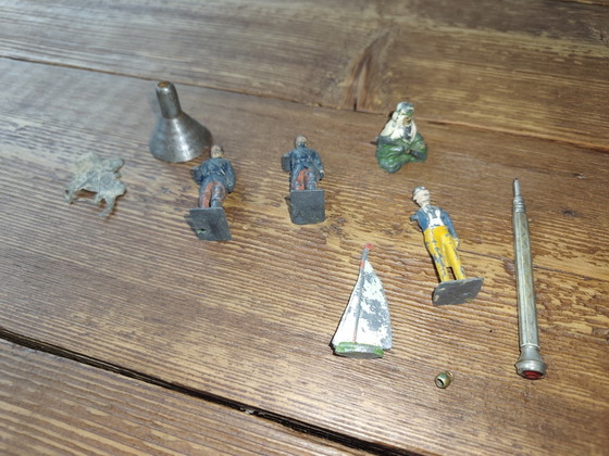 Collection de figurines miniatures en laiton et étain avec boîte – Objets déco, Metal, Brass (photo 3 of 9)