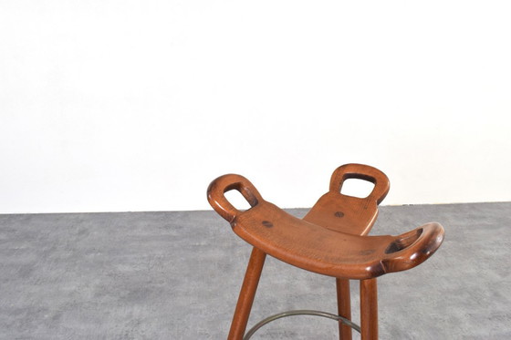 Image 1 of Sgabello da bar brutalista Marbella di Sergio Rodriguez per Conform, anni '70, set di 2.