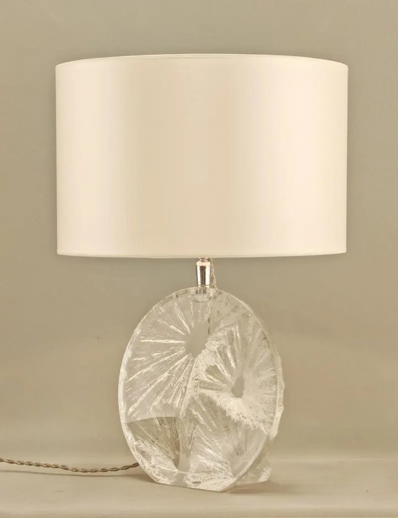 Image 1 of Daum Critères Lampe mit neuem satiniertem Schirm