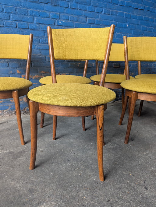 6x Rosewood dining chairs - Søren Willadsen - 1960s