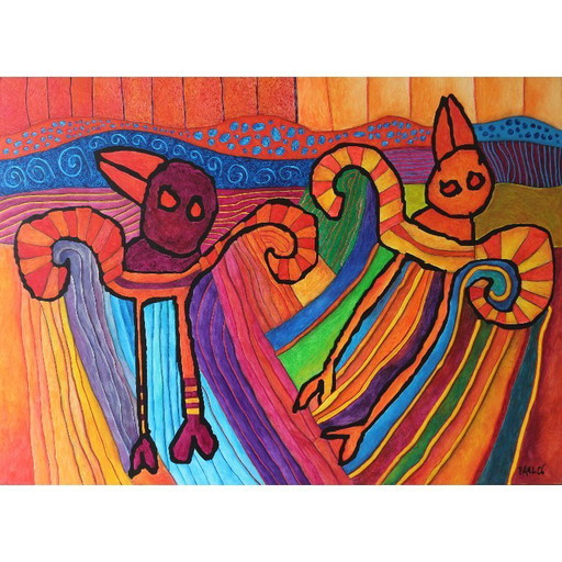 Paul Megens old painting 'The Winds of Beer'