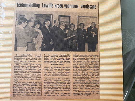 Image 1 of Olieverfschilderij van Omer Lewille