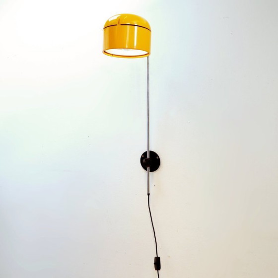 Image 1 of Lampada da parete gialla in stile Space Age di Arnold Berges per Staff – Germania, anni '70