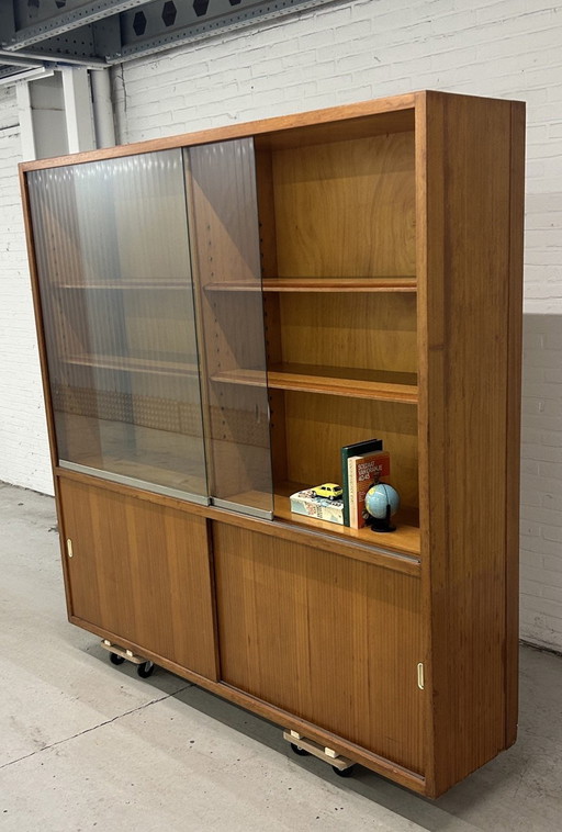 Vintage Laboratory Cabinet School Cupboard