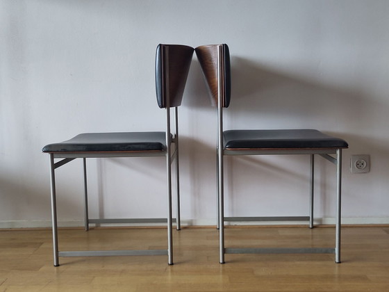 2x Pastoe Sedia da pranzo SM 08 Cees Braakman – Sedie da pranzo, Metallo, Plastica (photo 7 of 15)