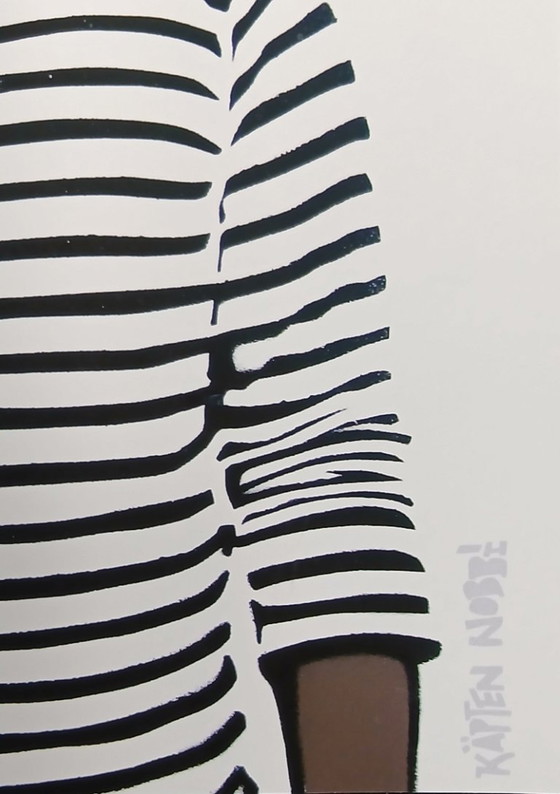 Image 1 of Kapitein Nobbi - gestreept shirt - Giclée/Hahnemühle - gesigneerde stempel