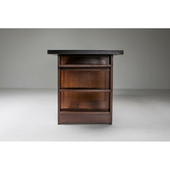 Image 1 of Vintage Modernist Desk by M. Wouda for H. Pander 1930s