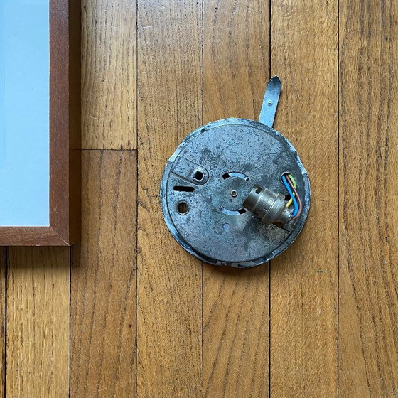 Image 1 of Lampada da parete/soffitto vintage in vetro opalino, semisferica, a forma di mezzaluna, 25 cm, anni '60-'70