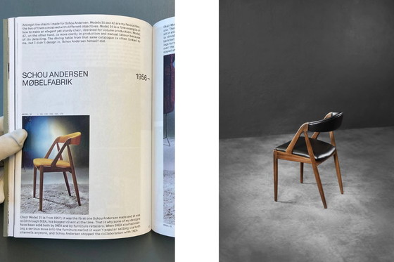 Image 1 of Vintage Mid-Century Danish Modern Teak Office Chair Model 31 by Kai Kristiansen for Schou Andersen Møbelfabrik, 1957