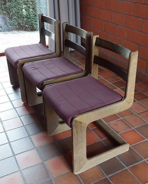 Complete Dining Room Set with Buffet Cabinet, Bar Cabinet, Extendable Table, and Set of Chairs Casala Cantilever
