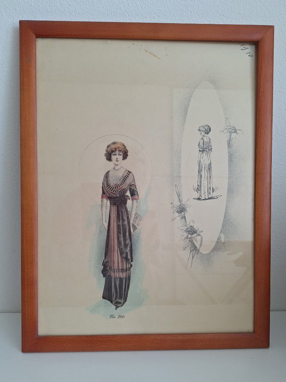 Image 1 of Winter- en lentemode 1909-1910 Art Nouveau
