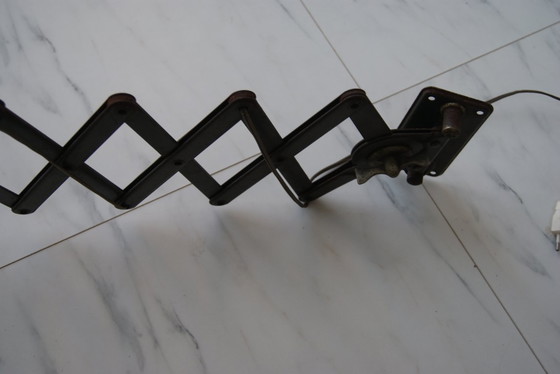 Image 1 of Industrial scissor lamp