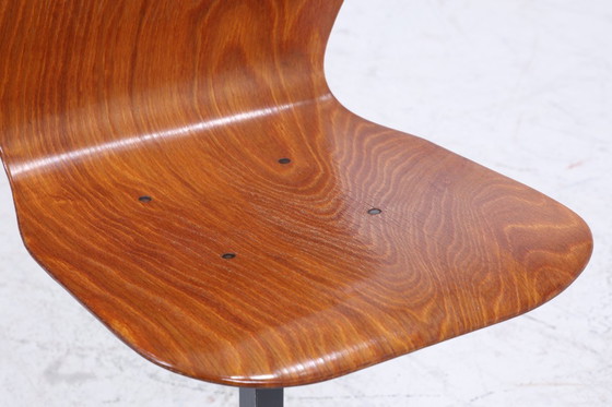 Image 1 of Chaise Vintage en Pagholz des années 60 | Chaise d'école Mid Century | Chaise de cuisine rétro des années 70 #07-21