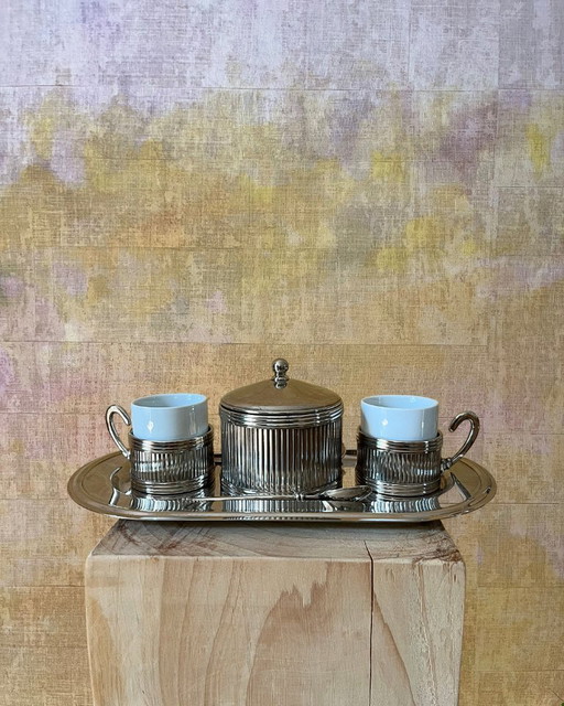 Vintage "tête-à-tête" coffee service - 20th century