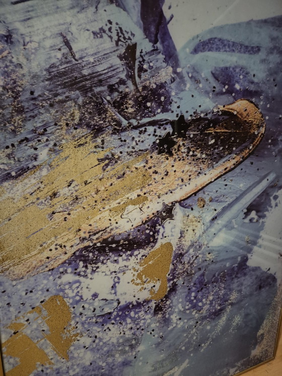 Díptico de arte abstracto – Objetos decorativos, Wood, Glass (photo 5 of 5)