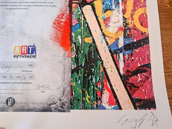 Image 1 of GONGAS - So Eager - Litografia incorniciata