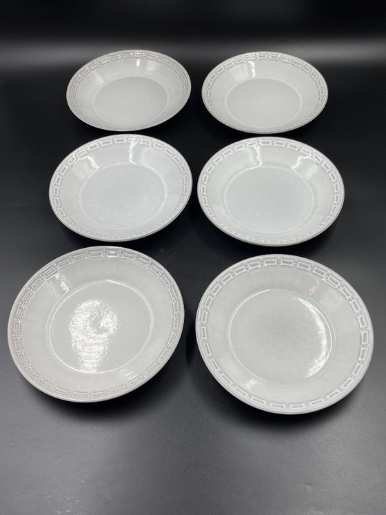 Image 1 of Set of 6 Céramano soup plates by Karl Leutner