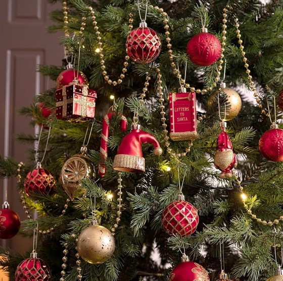 Image 1 of Luxe Vintage Kerstballen