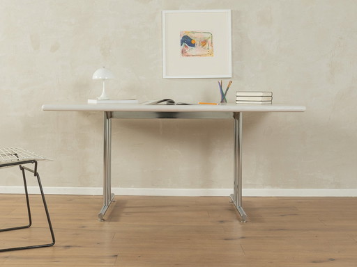 1980s Chrome Desk, Vintage