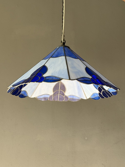 lampadario a sospensione unico in vetro colorato – hanglampen, Glass, Metal
