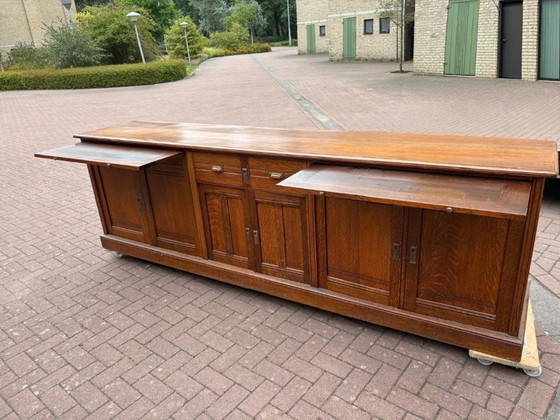 Image 1 of Oak sideboard 19th century
