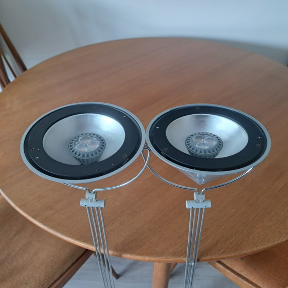 Pair Artemide Litech MIKADO Pendant Lights – F. A. Porsche – 1980s design – Ceiling lights, Metal (photo 6 of 9)