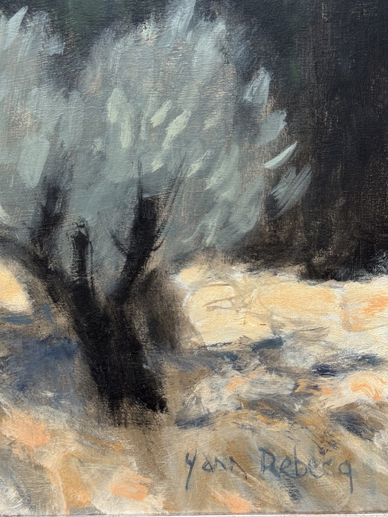 Image 1 of Yann Rebecq (né en 1955) - Mas sur la route de Servières, à St-Rémy de Provence, huile sur toile