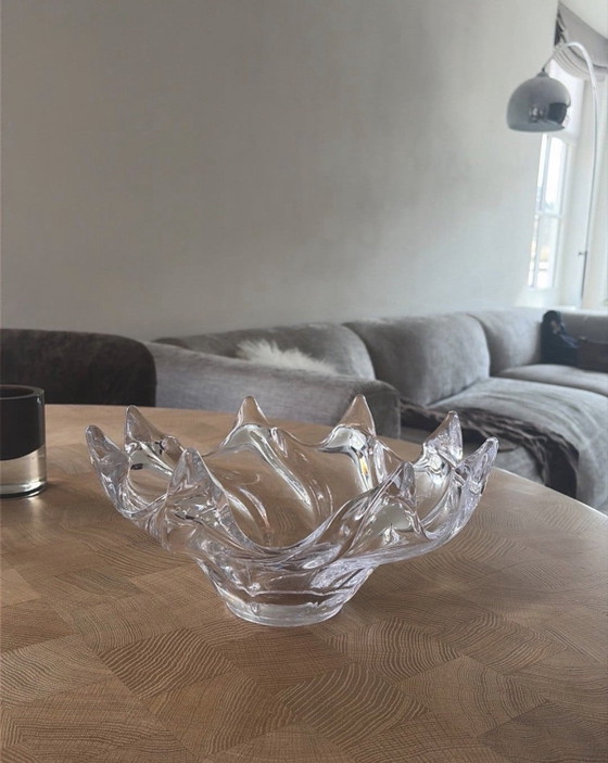 Bol à fruits en cristal Mid Century Modern | Art Vannes | 1960 – Verre (photo 2 of 8)