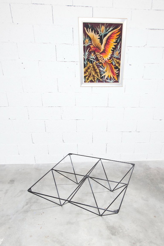 Image 1 of Tavolino da caffè 100x100cm, ottime condizioni, 1980, DLG Alanda Paolo Piva