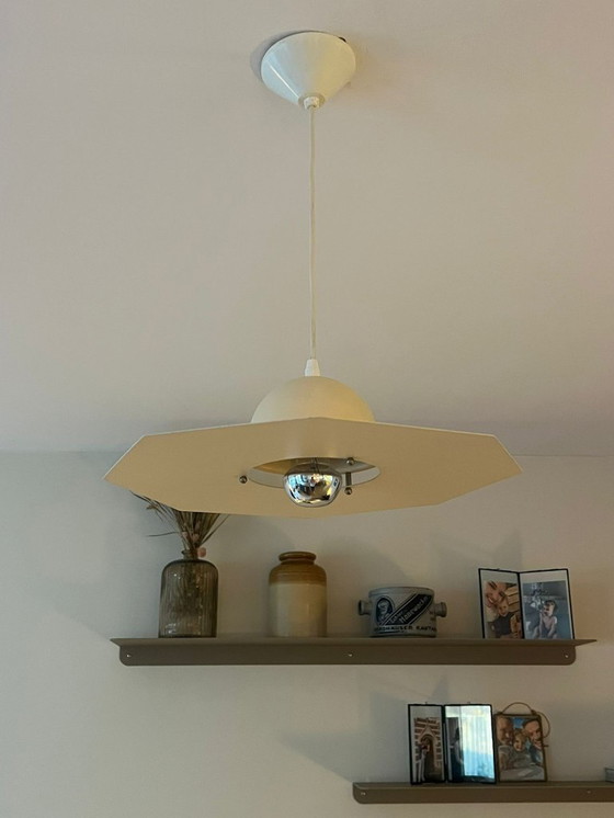 Image 1 of Lampe suspendue octogonale « OVNI » de DL Lamps Holland (années 1980)