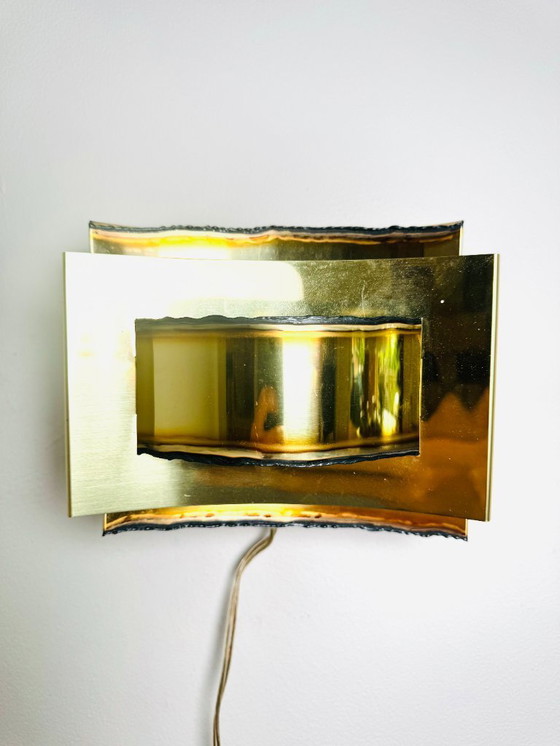 Image 1 of BRUTALISTISCHE WANDLEUCHTE VON SVEND AAGE HOLM-SØRENSEN FÜR HOLM-SØRENSEN & CO, DÄNEMARK, 1960ER