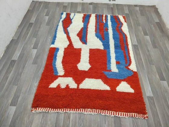 Tappeto marocchino bianco sporco con motivi colorati, 200cm x 300cm – Tappeti, Wool, Bohemian (photo 10 of 12)