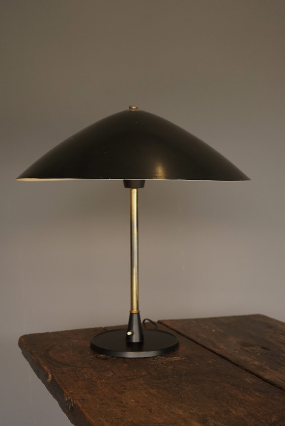 Image 1 of Vintage Table Lamp Attributed to Lyfa, Denmark, 1950s
