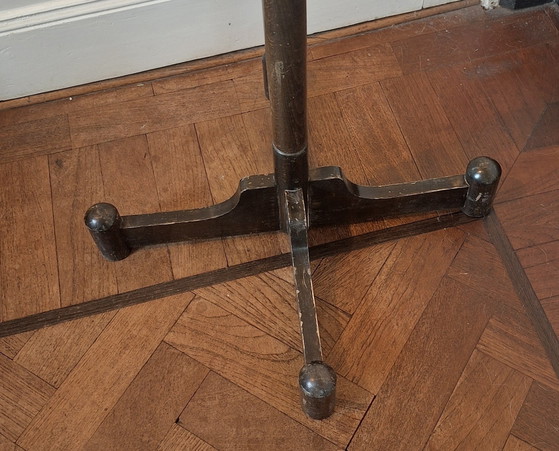Image 1 of Beukenhouten sputnik kapstok jaren zeventig 