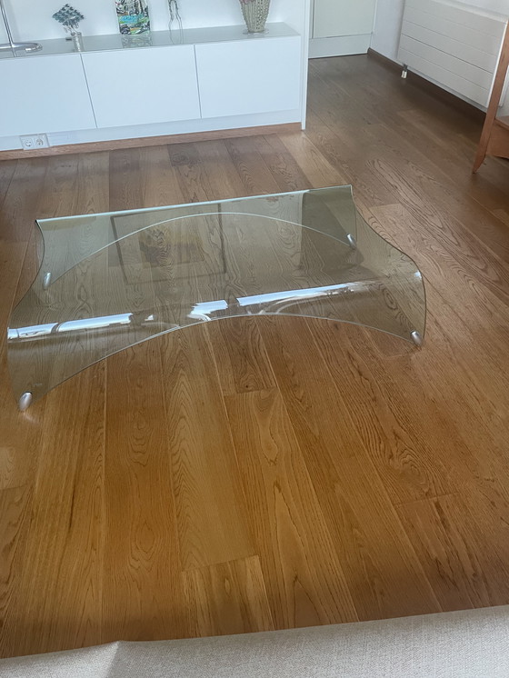 Image 1 of Table basse design en verre Fiam